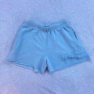 Baby blue “lose my number” boys lie shorts